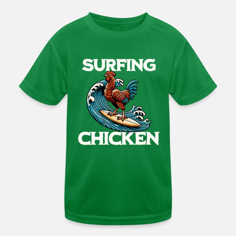 Poulet surfeur T-shirt sport Enfant