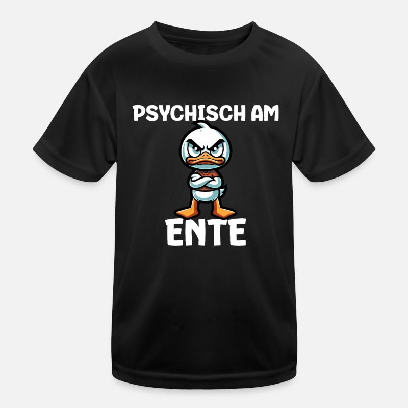 Psychically on the duck Kids Functional T-Shirt
