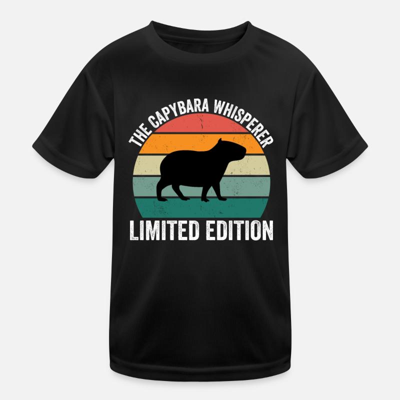The Capybara Whisperer Kinder Funktions-T-Shirt
