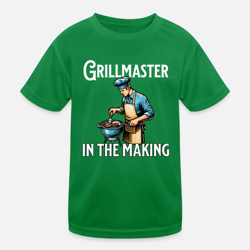 Grillmaster In The Making Kids Functional T-Shirt