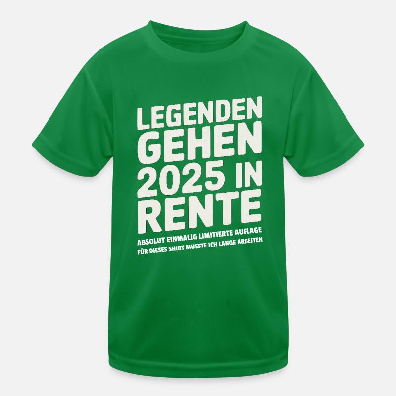 Legends to retire in 2025 Kids Functional T-Shirt