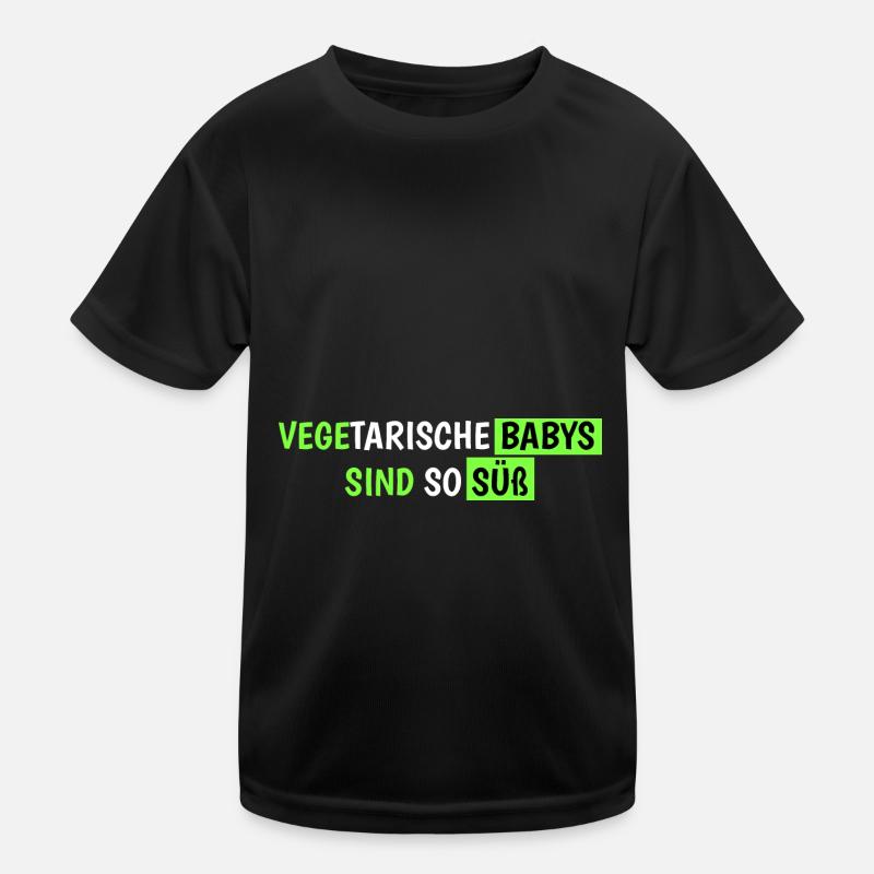 vegetarische Babys sind so süß Kinder Funktions-T-Shirt