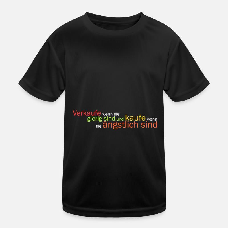 Verkaufe wenn sie gierig.. Kinder Funktions-T-Shirt