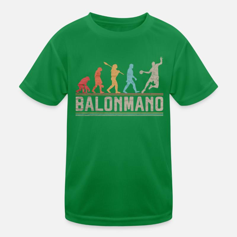 Balonmano Evolution Handball Handball Player Kids Functional T-Shirt