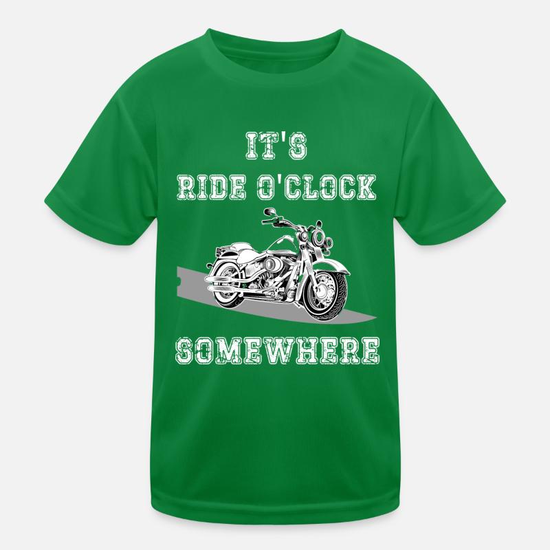 it's ride o'clock somewhere T-shirt sport Enfant