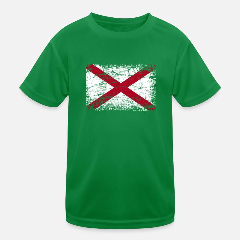 Drapeau alabama États-Unis T-shirt sport Enfant