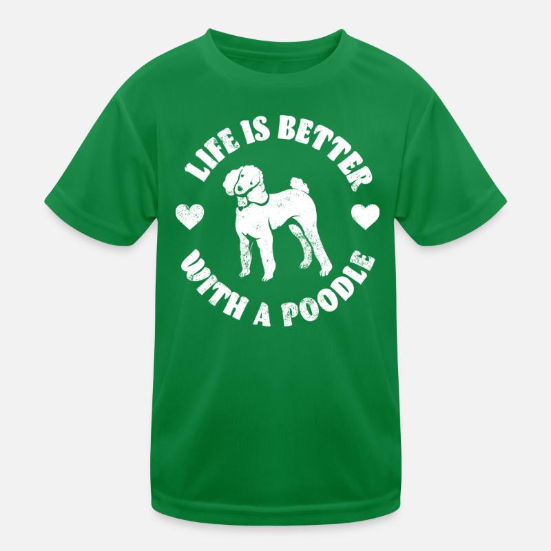 Poodle Kids Functional T-Shirt