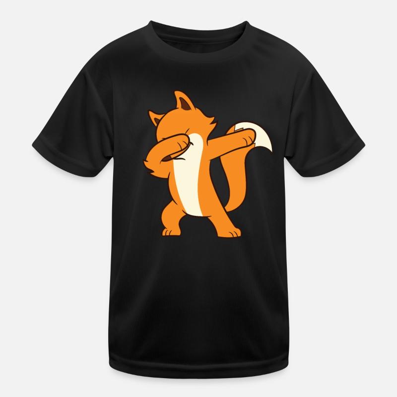 Fuchs - DAB, dabben, dabbing, tanz Kinder Funktions-T-Shirt