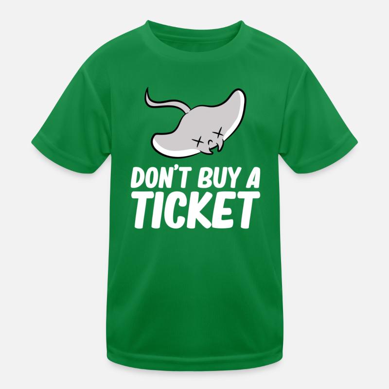 Don't buy a ticket - Rays, Batomorphi T-shirt sport Enfant
