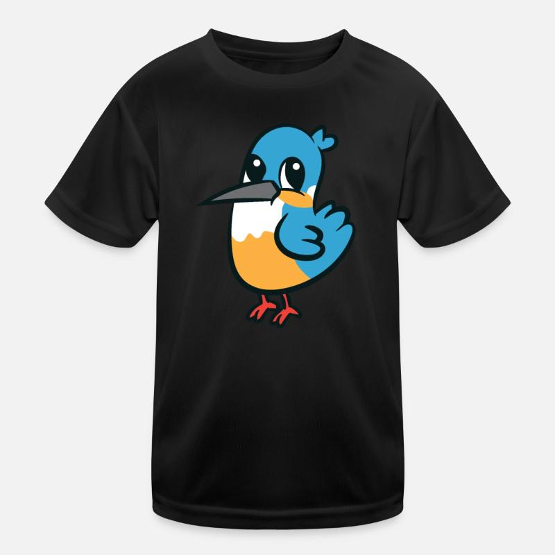 Kingfisher - mignon, mignon, grands yeux T-shirt sport Enfant