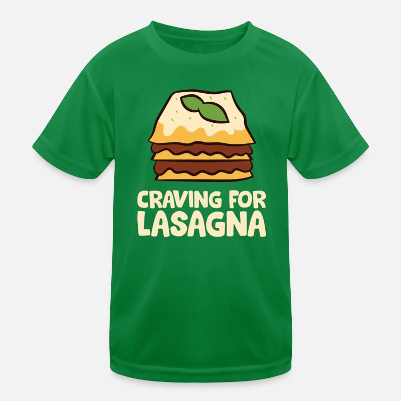 Lasagne - Craving for Lasagna Kinder Funktions-T-Shirt