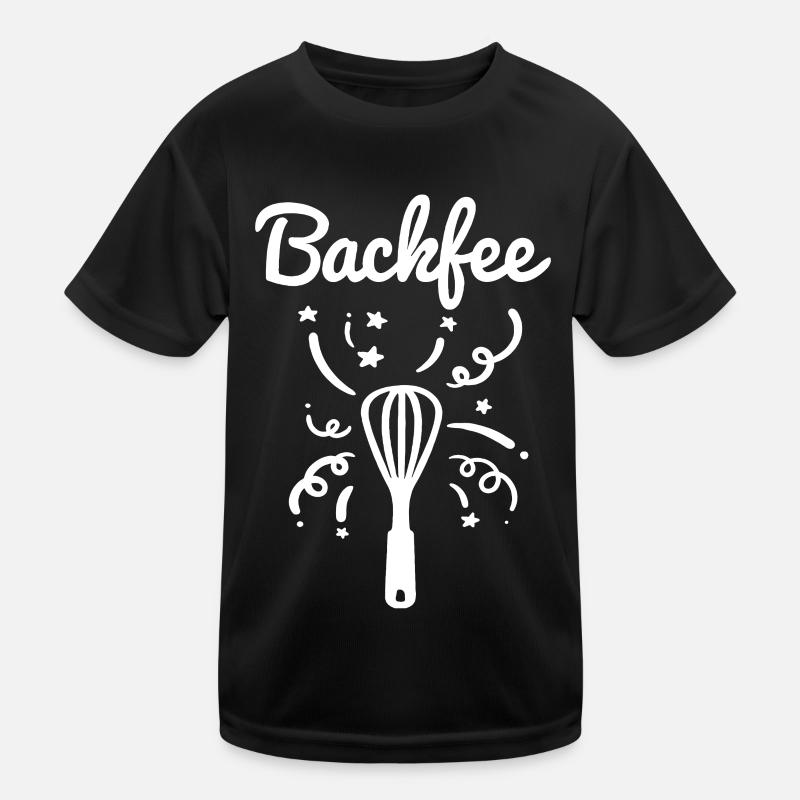 Backfee Backen Bäckerin Kinder Funktions-T-Shirt