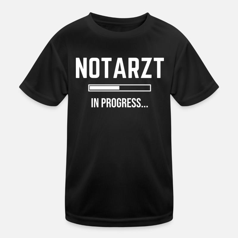 Notarzt In Progress Kinder Funktions-T-Shirt