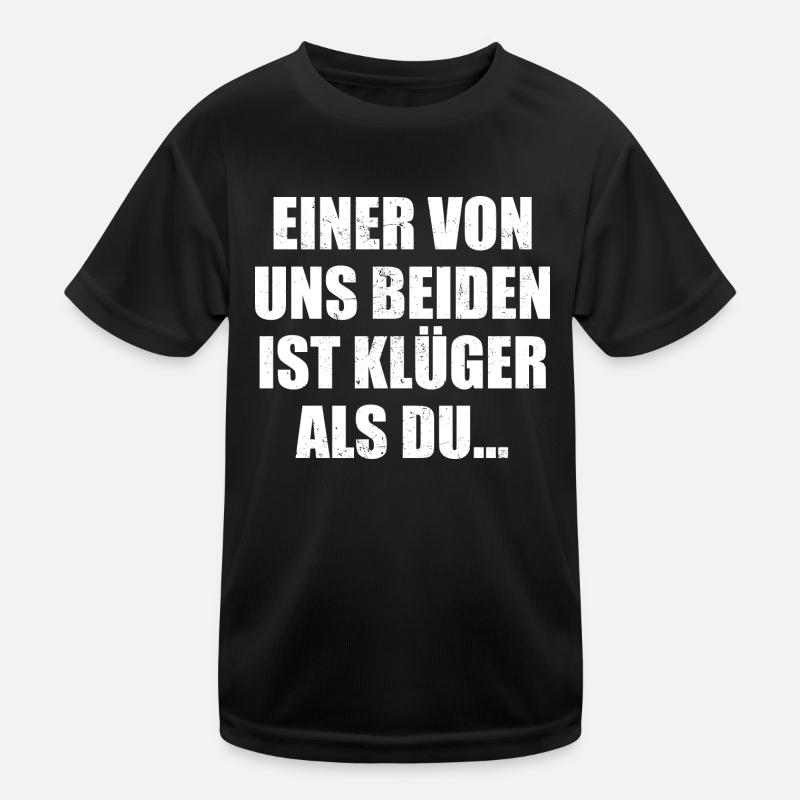 Kluge Sprüche Duo Kinder Funktions-T-Shirt
