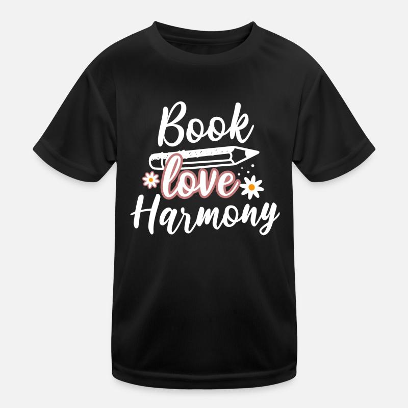 Book love Kinder Funktions-T-Shirt