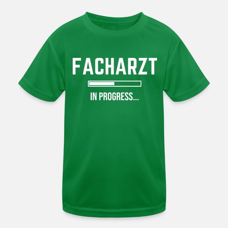 Facharzt In Progress Kinder Funktions-T-Shirt