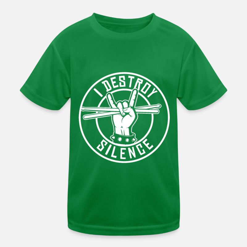 Schlagzeuger Drumsticks Kinder Funktions-T-Shirt