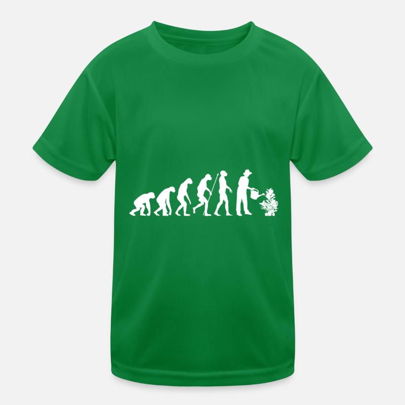 Jardinier évolution jardin fleurs plantes arrosoir T-shirt sport Enfant