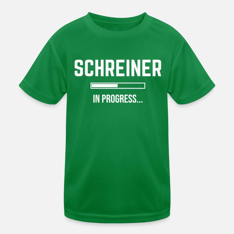 Carpenter In Progress Kids Functional T-Shirt