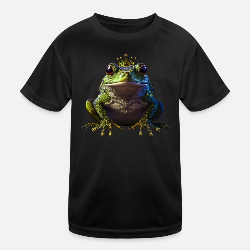 Froschkönig Kinder Funktions-T-Shirt