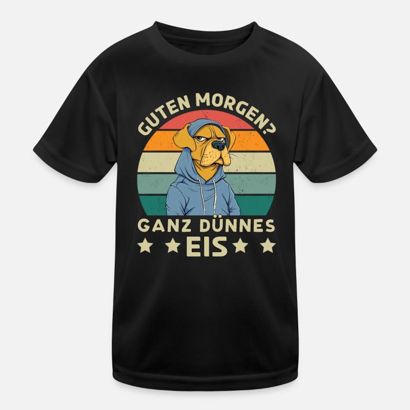 Good morning? Very thin ice Kids Functional T-Shirt