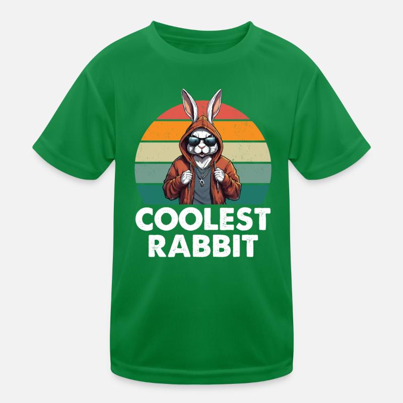 Coolest Rabbit Kinder Funktions-T-Shirt