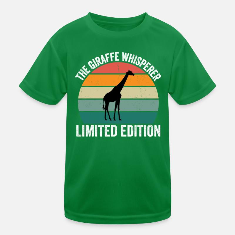 The Giraffe Whisperer Kinder Funktions-T-Shirt