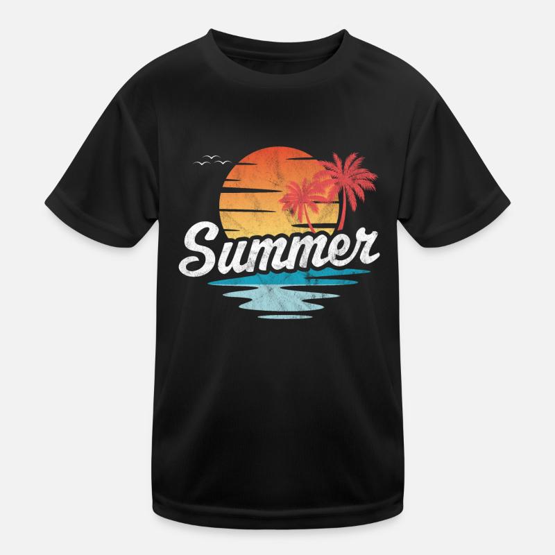 Sommer Kinder Funktions-T-Shirt