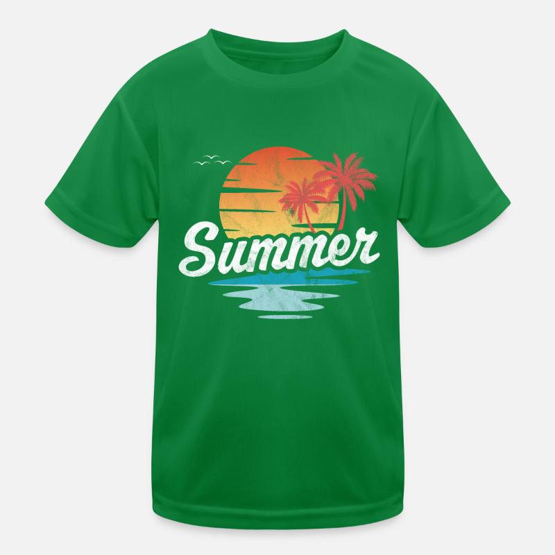 Summer Kids Functional T-Shirt