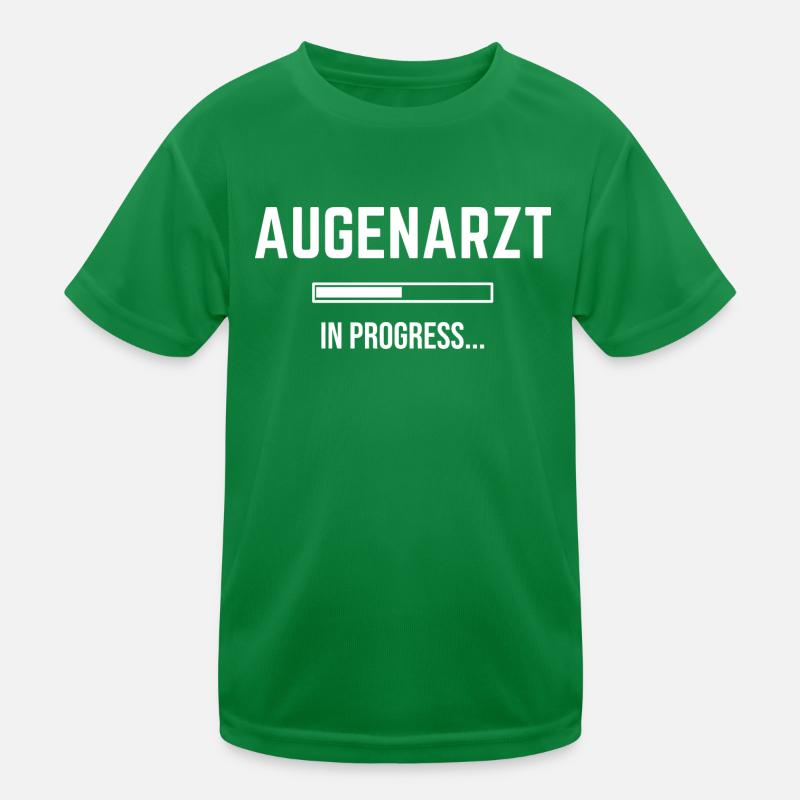 Ophthalmologist In Progress Kids Functional T-Shirt
