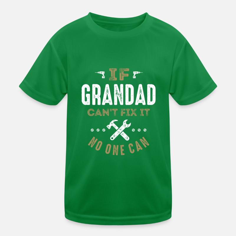 Grandad Can Fix It Kids Functional T-Shirt