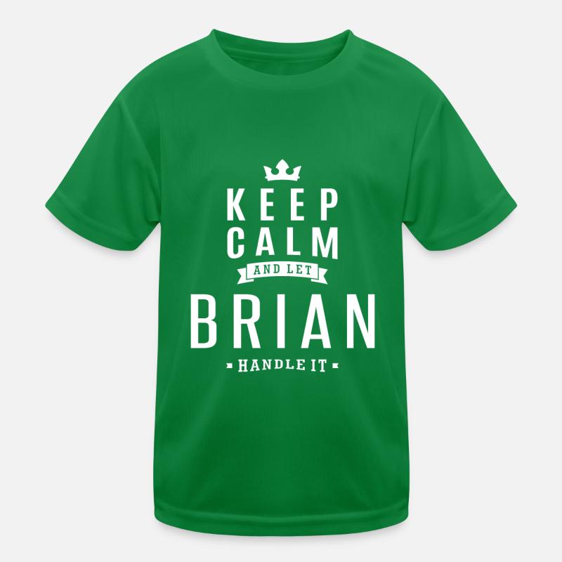 Let Brian Handle It! Kids Functional T-Shirt