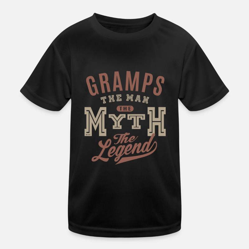 Gramps The Man Kids Functional T-Shirt