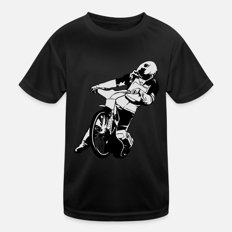 Speedway Racing - Kids Functional T-Shirt - black