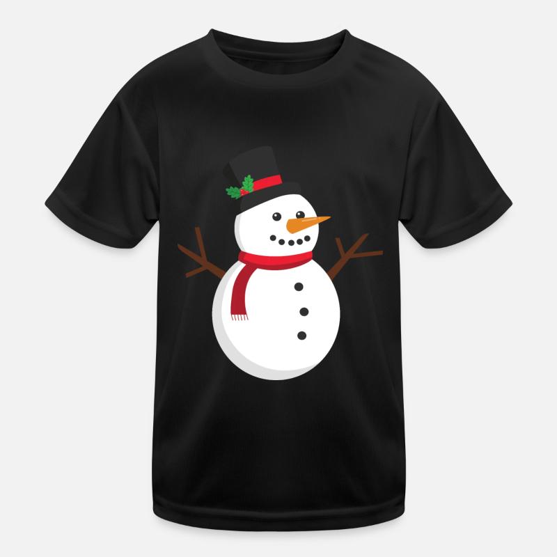 Snowman Kids Functional T-Shirt
