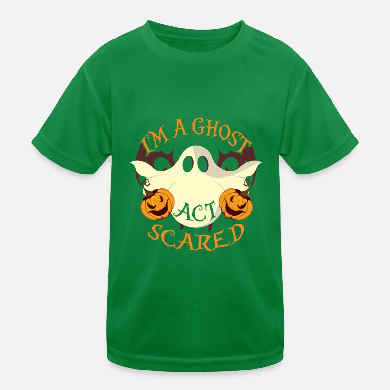 I'm A Ghost Act Scared Kids Functional T-Shirt