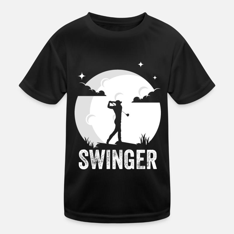 Golf Swinger Golfer Golfer Golf Kinder Funktions-T-Shirt