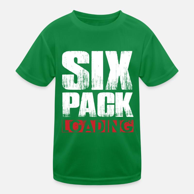 Six Pack Loading Dunkel coole shirts ch / at Kinder Funktions-T-Shirt
