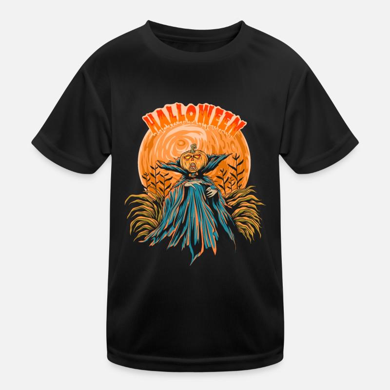 Halloween Citrouille Horreur T-shirt sport Enfant