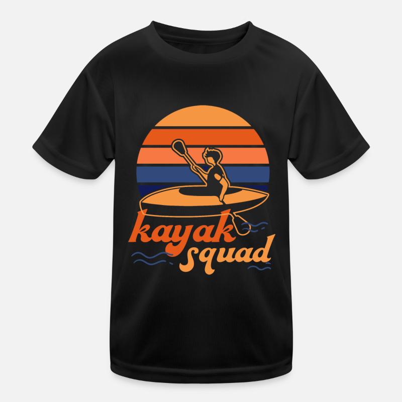 Kayak Squad : kayak d'aventure en eau vive T-shirt sport Enfant