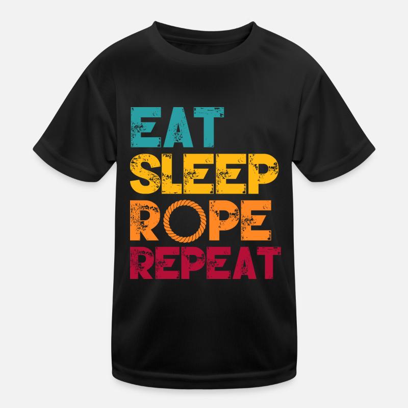Conception de randonnée pour un grimpeur T-shirt sport Enfant