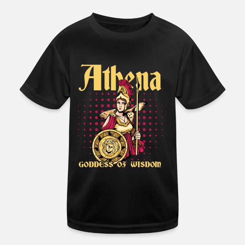 Athéna déesse de la sagesse Design T-shirt sport Enfant