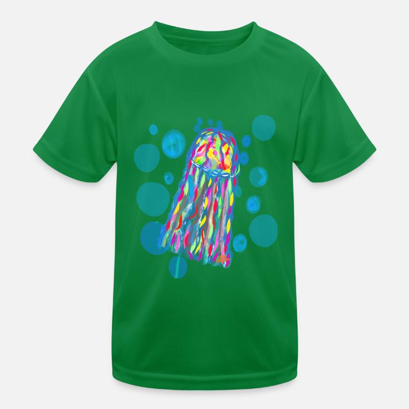 Colorful jellyfish Kids Functional T-Shirt