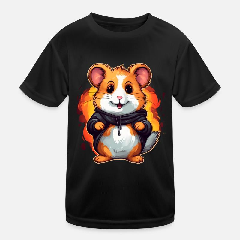 Cute hamster Kids Functional T-Shirt
