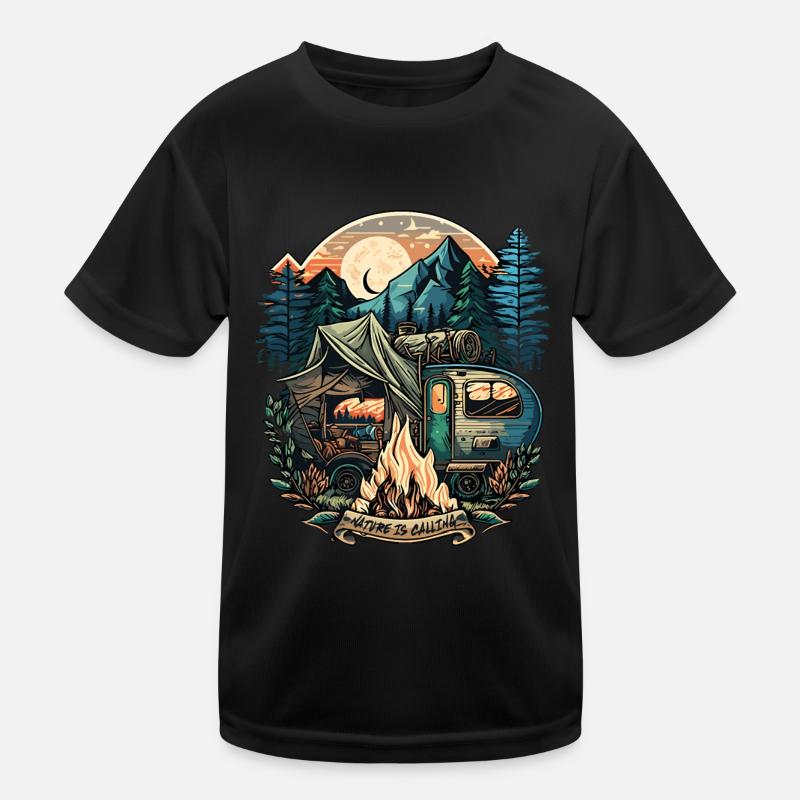 A life without camping is possible, but pointless Kids Functional T-Shirt