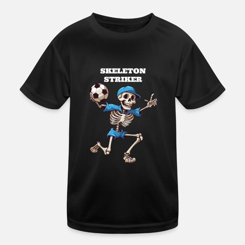 Skelett Striker T-Shirt Kinder Funktions-T-Shirt