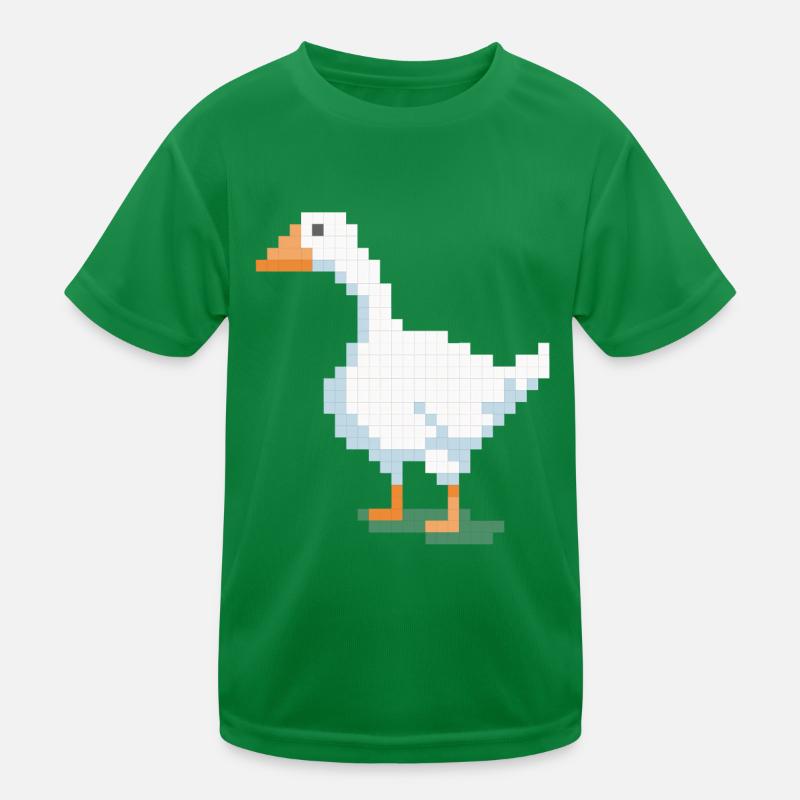 Un canard pixélisé T-shirt sport Enfant