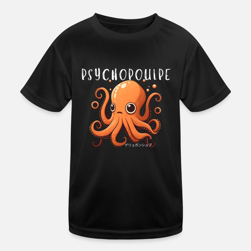 Octo-Chic : Élégance Tentaculaire T-shirt sport Enfant