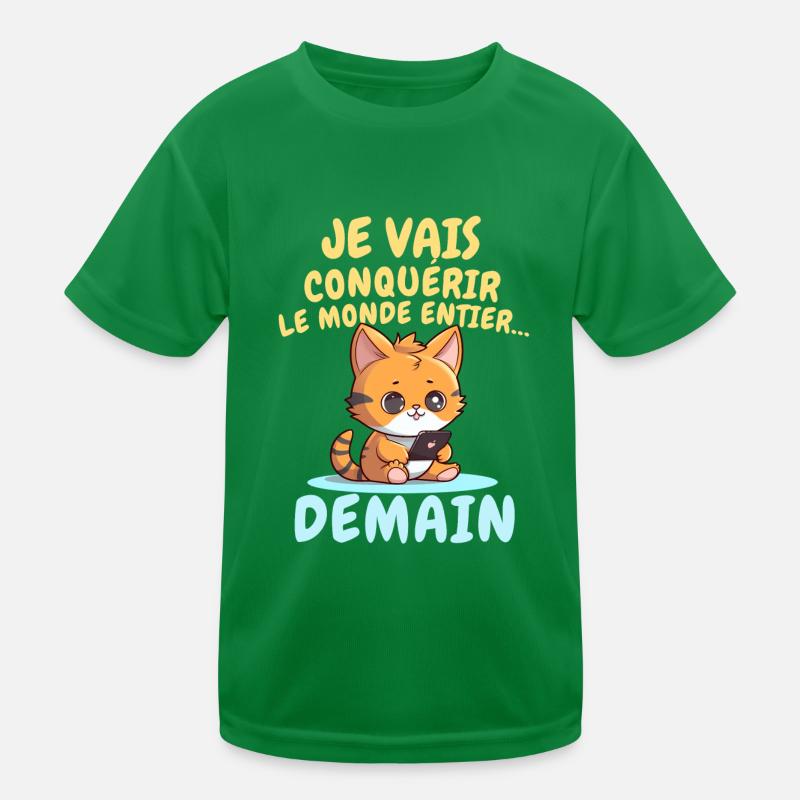 Conquérir le monde T-shirt sport Enfant