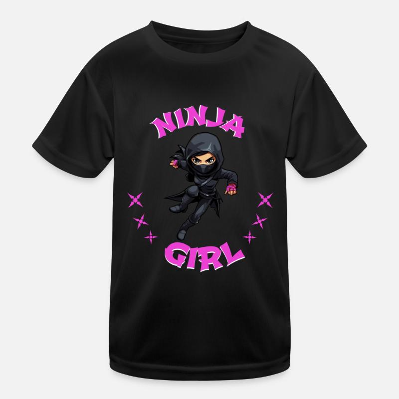 Charming Ninja Fighter I Ninja Girl I Ninja Kinder Funktions-T-Shirt